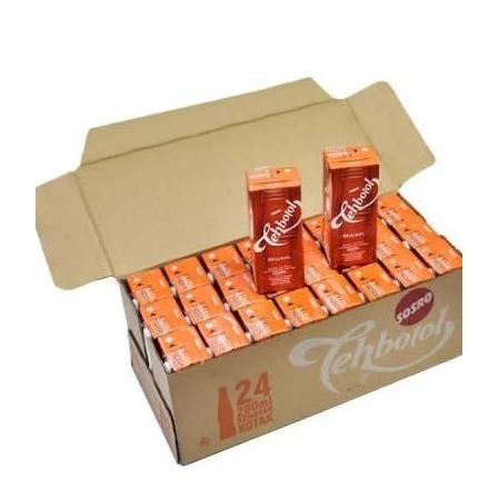 Teh Botol Kotak Sosro 250ml / 250 Ml 1 Dus isi 24