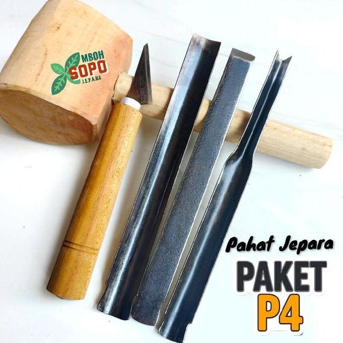 Alat Bonsai dan Kerajinan, Pahat Ukir Kayu Jepara, Pahat Bonsai, Tatah Ukir Paket P4