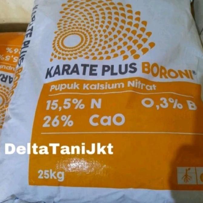 TERMURAH - PUPUK BORONI/ KARATE PLUS BORONI KEMASAN 25kg