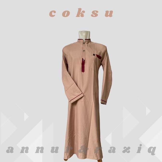 Flash Sale Jubah/ Gamis Muslim Pria Dewasa Model Terbaru-Annur&Raziq