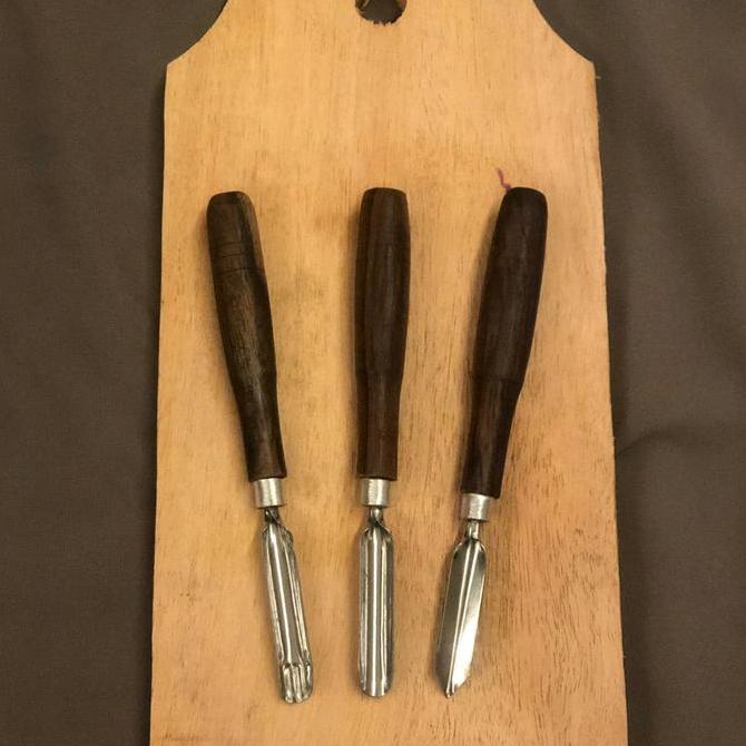 pisau garnish set talenan / pisau garnish / pisau ukir / pisau ukir buah sayur