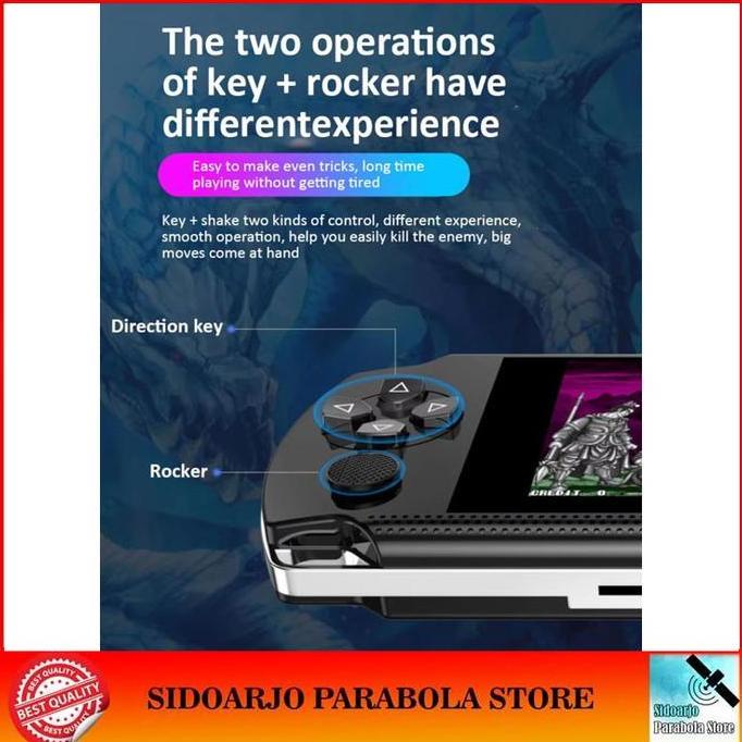 TERBARU - Gameboy X6 P2P PSP Console Handhled Portable 4.3inch 8GB Retro Game