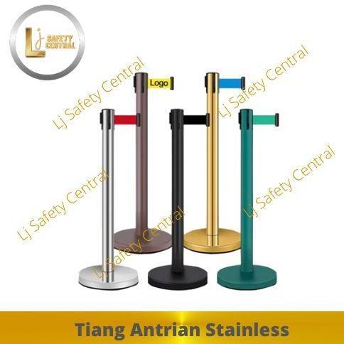 Tiang Pembatas Tiang Antrian Stainless Queue line