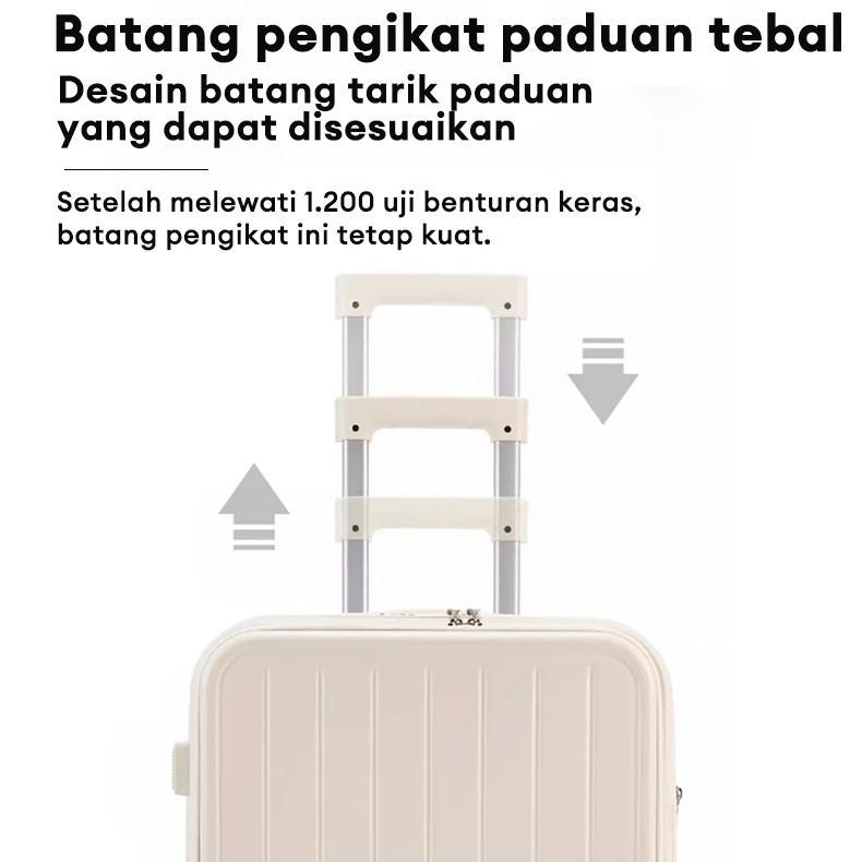 BEST SELLER BOLDEDGE KOPER 20/24 INCH KOPER DENGAN PEMBUKAAN DEPAN LAPTOP 16 INCI TEMPAT GELAS PVC P