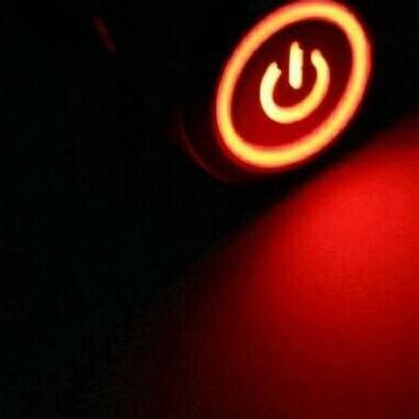 Promo switch on off push button tombol saklar lampu ring led motor mobil Diskon