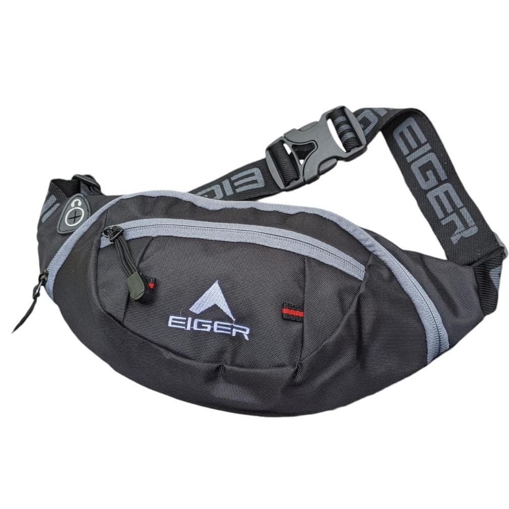 BEST SELLER TAS PINGGANG WAISTBAG TAS SELEMPANG EIGER WAISTBAG WATERPROOF HITAM,ARMY,NAVY,HAND BAG P