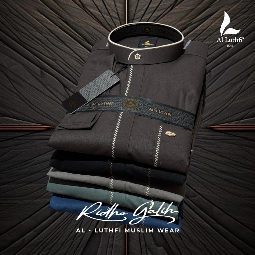BIG SALE AL-LUTHFI | SETELAN BAJU PAKISTAN LENGAN PANJANG BAHAN ANTI UV - SETELAN BAJU KURTA MUSLIM 