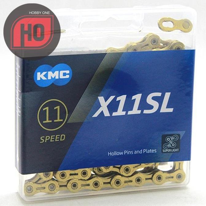 KMC X11SL / X 11 SL - GOLD - Rantai 11 Speed (TERBAIK) (TERBARU) (TERMURAH)