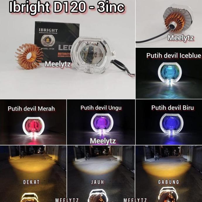 Promo IBRIGHT D120 - Projie Biled  Cut Off 3inc Diskon