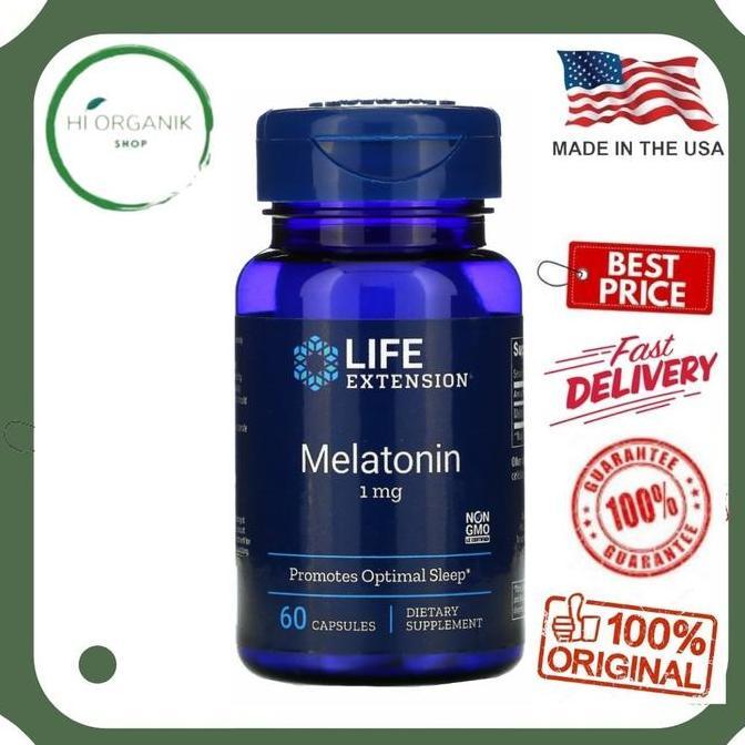 Life Extension Melatonin 1 mg 60 Capsules