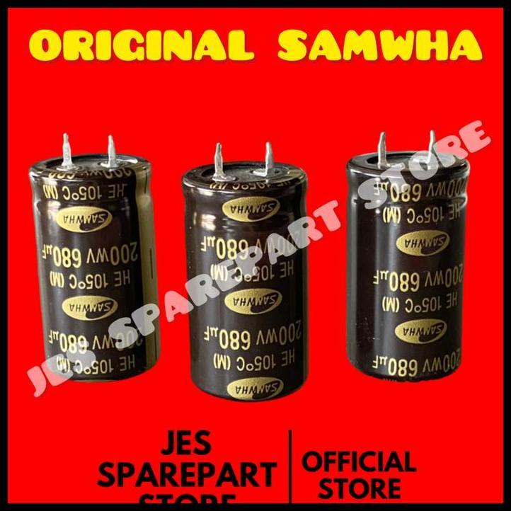 TERMURAH ELCO 680UF 200V ORIGINAL SAMWH 