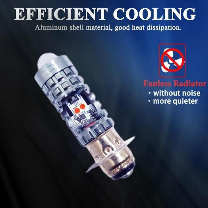 Promo VOXX LED Lampu Utama LED H6 Laser Senja Merah Biru Hi-Lo AC DC Kaki M5 Bebek Car lampu h6 supe