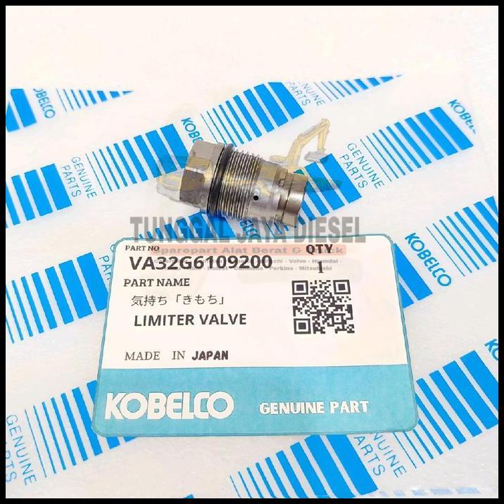 DISKON SENSOR LIMITER VALVE COMMONRAIL KOBELCO SK130-8 SK130 VA32G6109200 LIMITER COMMON RAIL KOBELC
