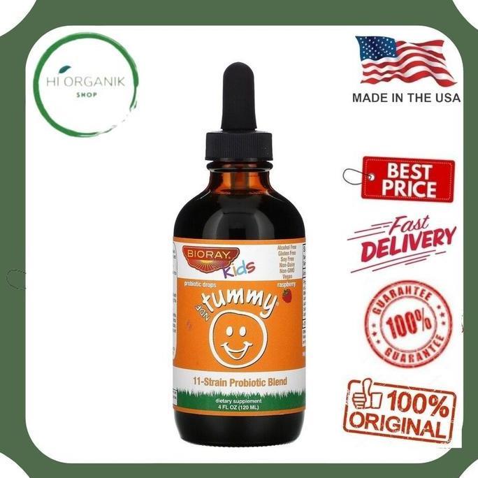 Bioray Kids NDF Tummy Probiotic blend Raspberry flavor 120 ml