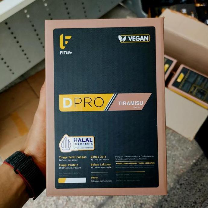 FITLIFE DPRO Diet Pro 300g Susu Tinggi Protein Rendah Lemak BPOM