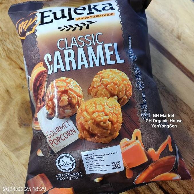 Eureka Popcorn 80gr Gourmet Snacks Import Malaysia Bestseller Jajanan