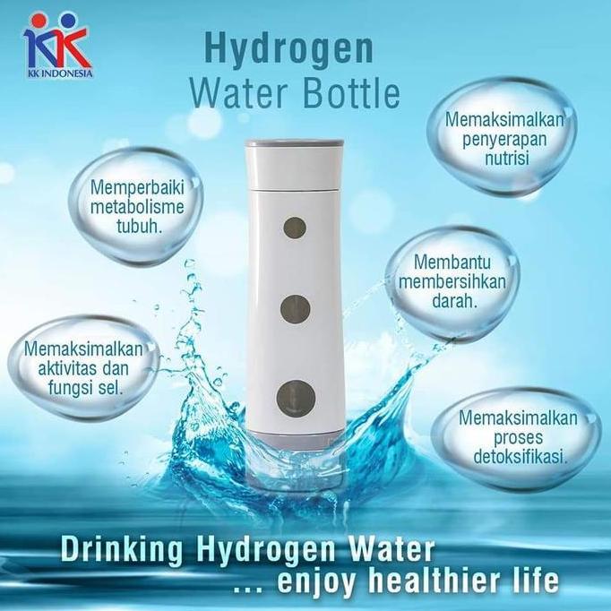 PROMO KK Botol Air Hidrogen Hydrogen Water 450ml Rechargeable (Korea)