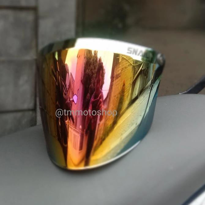 TERBARU - VISOR RETRO SNAIL GOLD
