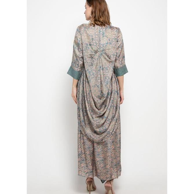 Nayara Muslim Batik Set Indira / Baju Kondangan / Pesta / kaftan set / Batik Viscose / Setelan Batik