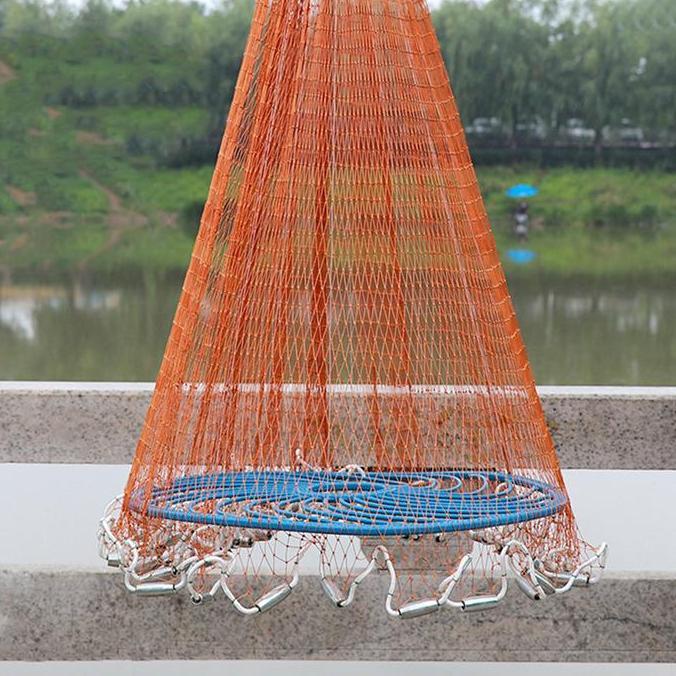 BEAUTY KENDARI Jala Ikan Lempar 3/4.8 Meter Jaring Lempar Udang Alat Pancing Aksesoris Memancing Tal