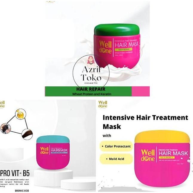 Welldone Hair Mask Hair Spa Ml Masker Rambut Welldone Ml