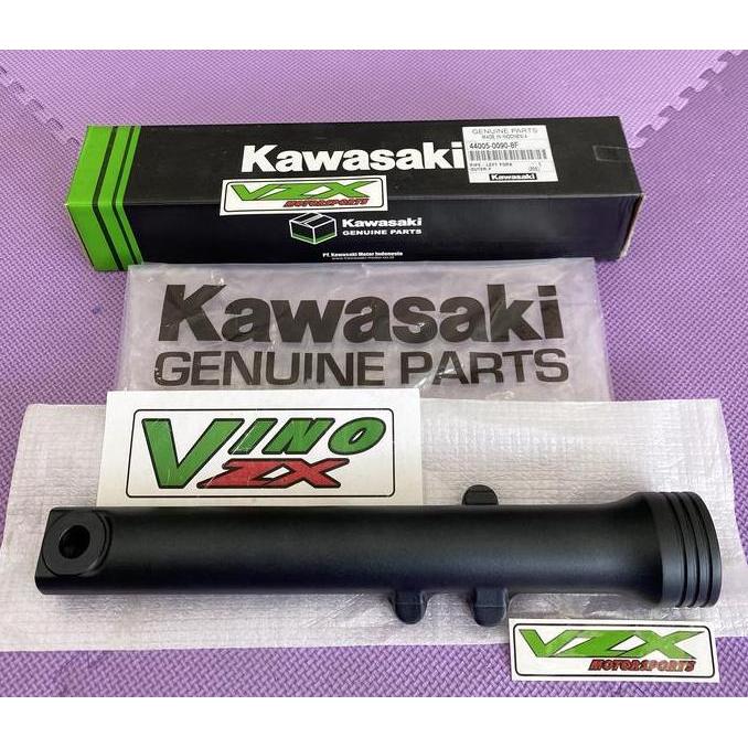 Tabung Bawah Bottom Shock Kiri Hitam Ninja RR New 150 Ori Kawasaki