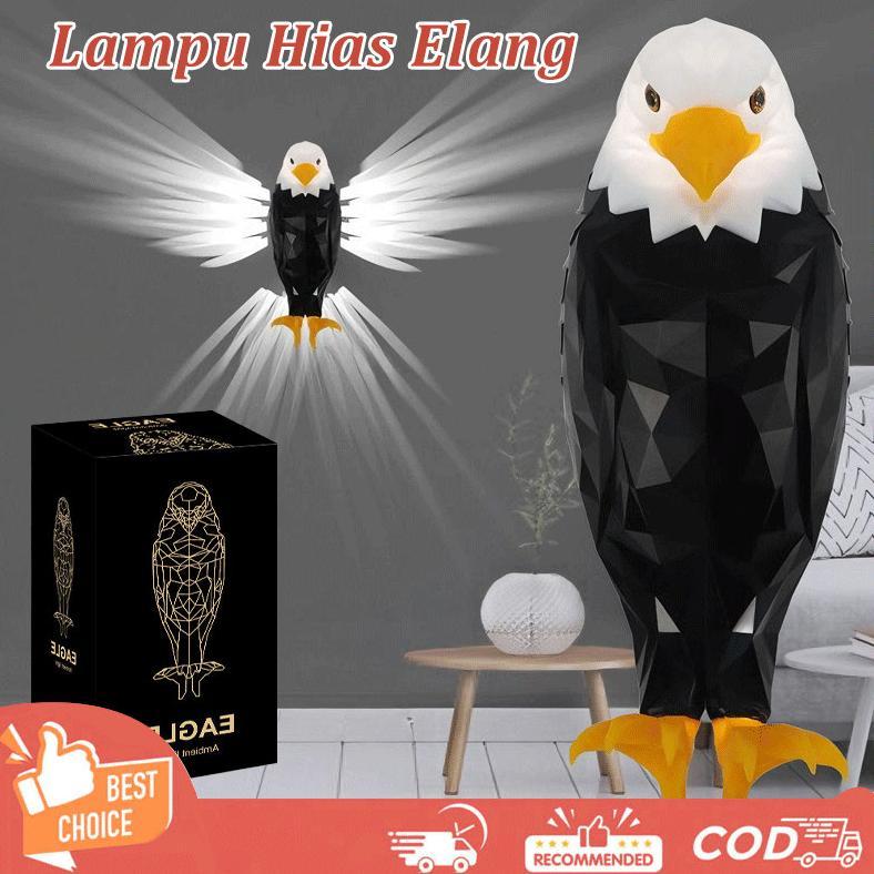 Lampu Dinding LED Berbentuk Elang Lampu Hias Dinding Kreatif Lampu Hias Elang 3D Lampu Hias Ruang Ta