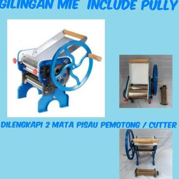 Gilingan Mie Manual Mollar Bearing Pully Noodle Maker 150-4FXZC