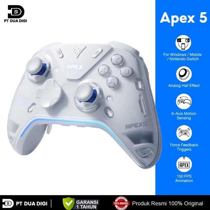 FLYDIGI Apex 5 Elite Gaming Controller Joystick Flydigi Adaptive Trigger (TERBAIK) (TERBARU) (TERMUR