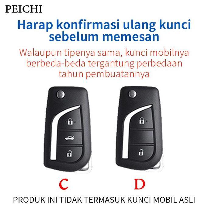 PEICHI Cover Kunci Mobil For Toyota Innova Reborn