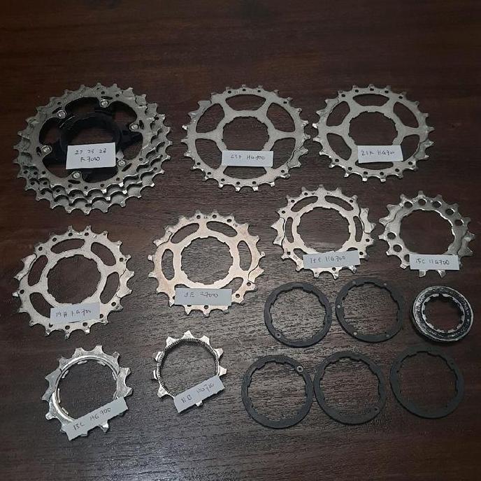 Shimano Cassette Cog Lockring Spacer 105 R7000 & HG700 11 Speed - Cog Shimano R7000 & HG700 11 Speed