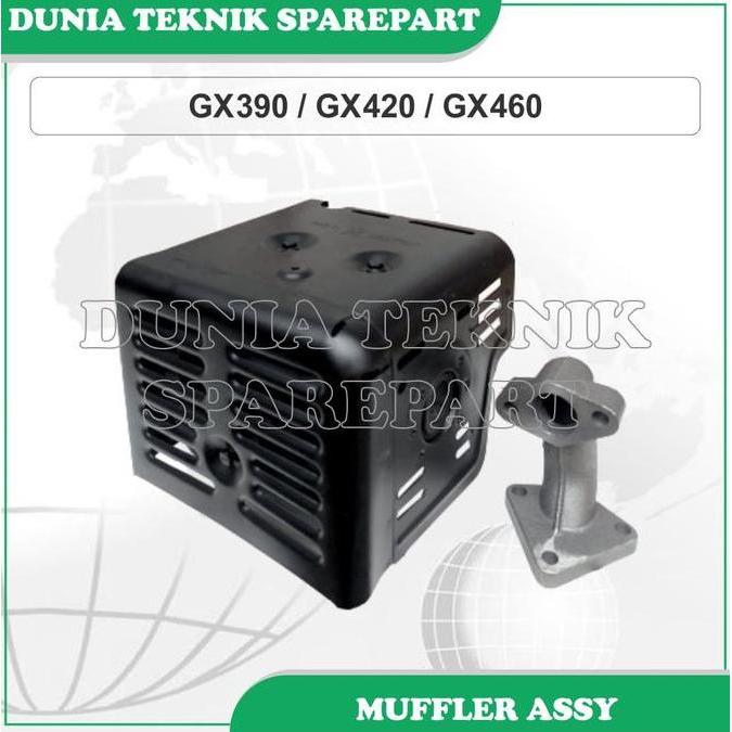 MUFFLER ASSY / KNALPOT / SILENCER GX390 GX420 GX460