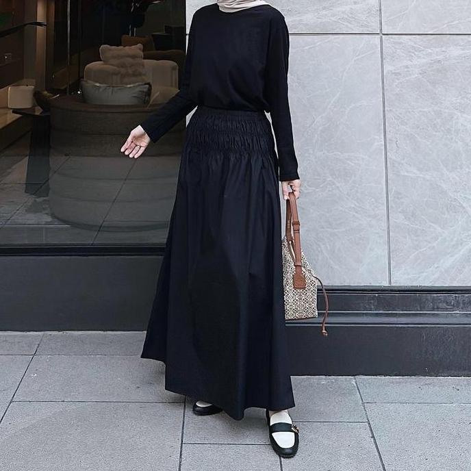 COTTONTREND - Grizel Skirt Casual Panjang