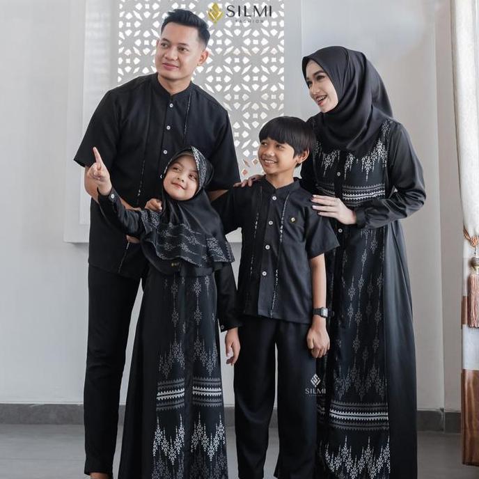Silmi | Wardah Family - Gamis Couple Pasangan - Sarimbit Couple Keluarga - Gamis Kondangan Elegan