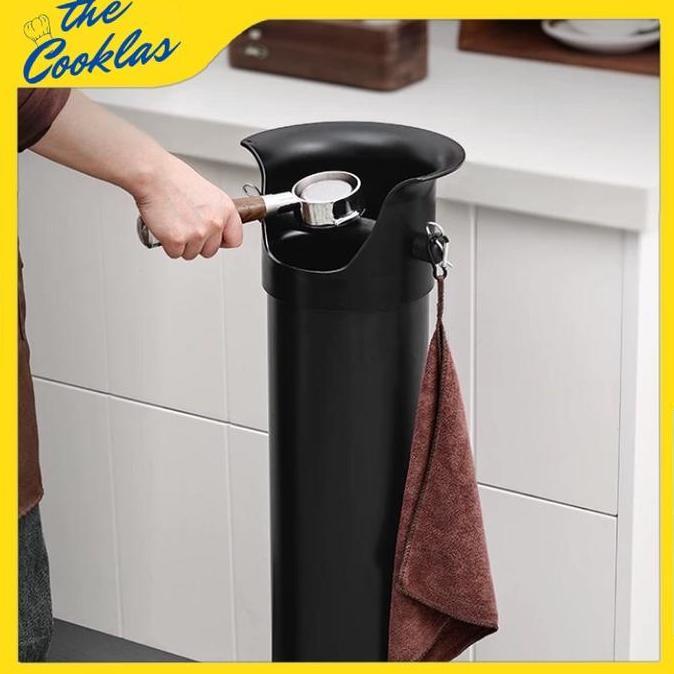 Standing Coffee Knock Box Tube Bin | Coffee Waste Bin Wadah Ampas Kopi