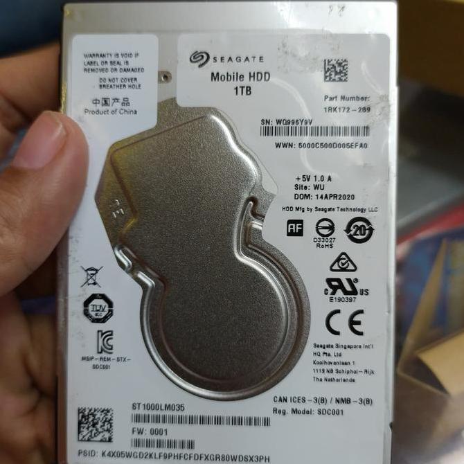 TERLARIS - HARDISK INTERNAL LAPTOP SEAGATE 1TB