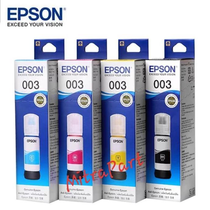 DF60 - Tinta EPSON 003 Set 4 warna Original Epson L3110, L3101