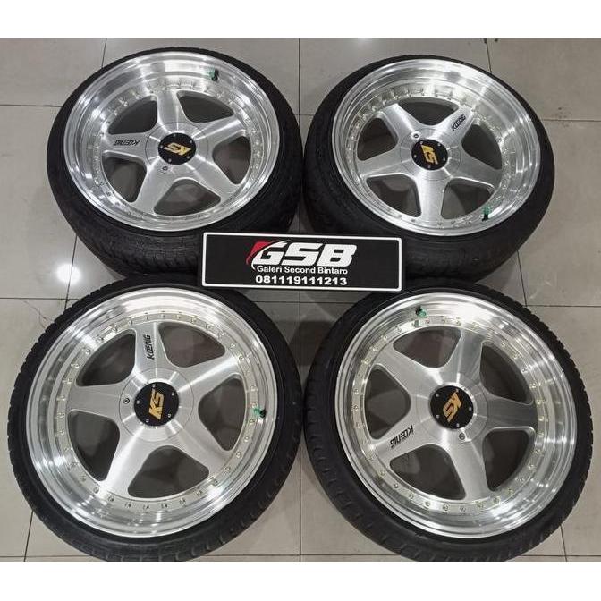 Terlaris Velg Mobil Racing Bekas Ring 18 Lebar 8/9,5 Pcd 8X100/114,3+ Ban