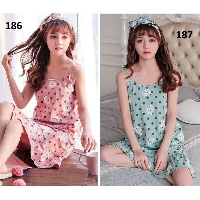 Daster Tanktop Wanita - Daster Wanita Model Tanktop 186 - 187