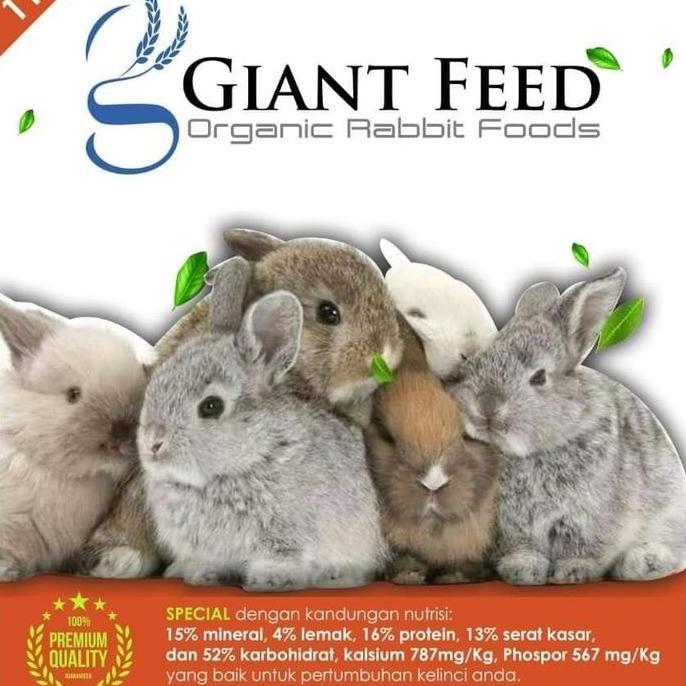 Terlaris Giantfeed 20Kg Pakan Kelinci Murah