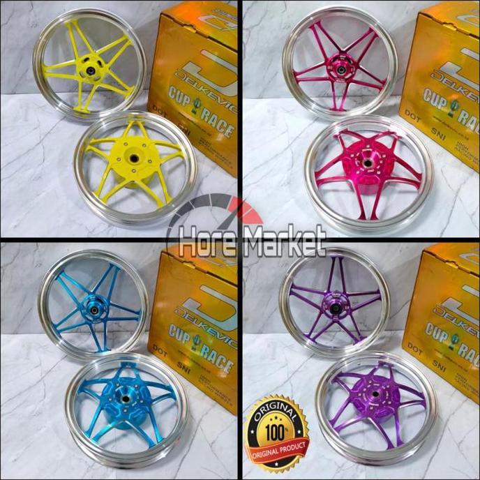 Terlaris Velg Dnd Delkevic X1 Two Tone Bintang Vario 110 / Beat / Scoopy / Mio Sporty Soul J / Mio M