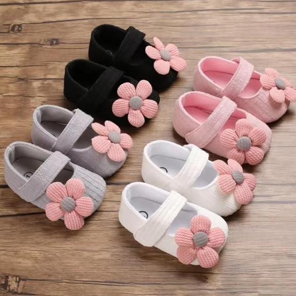 AI53 ~ Sepatu Bayi Balita PVN Perempuan 0 - 12 Bulan Prewalker Shoes Cewek Cowok Murah