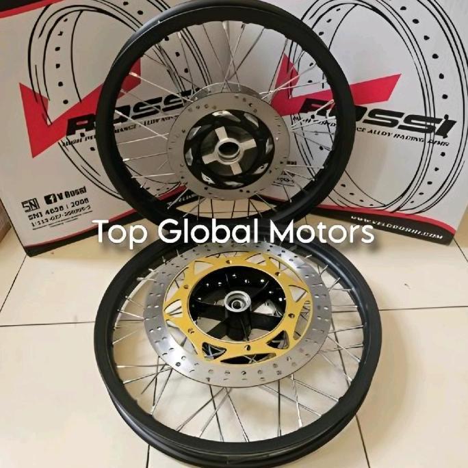 Terlaris Velg Ninja 150R/Rr Sepasang Rossi Original Ring17 Depan Belakang 1Set Motorcycle