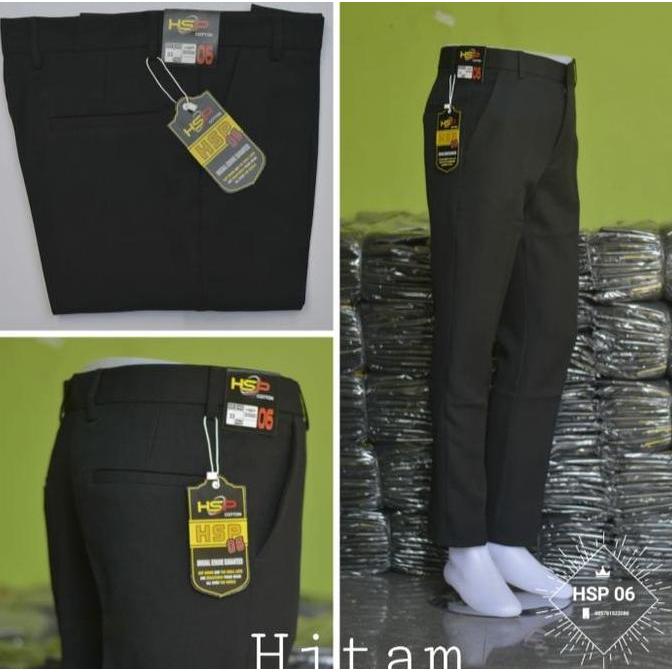 DE95 - Celana Formal Pria Celana Kain Kantoran Executive Karyawan Muda Celana Kain Wol Slimfit Celan