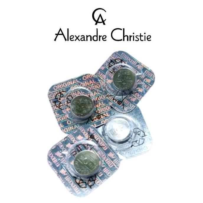 DS143 >> battrai jam tangan alexandre christie original tipe AC 9205MC, AC 6141MC dll baterai batu b