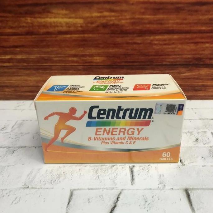 Centrum Energi B Plus Vitamin C & E 60s