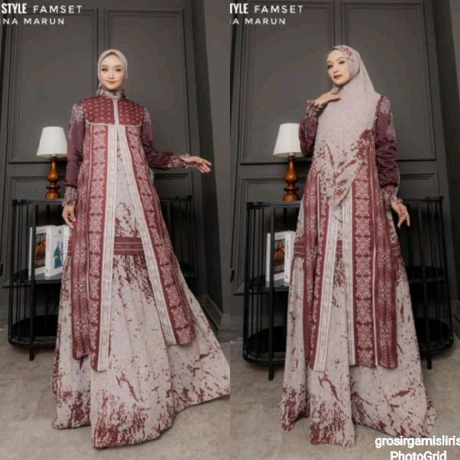 Set Family Gamis Haliza Ghina By Haliza Style Haliza Syari Lizzystyle Haliza Lebaran Sarimbit Lebara