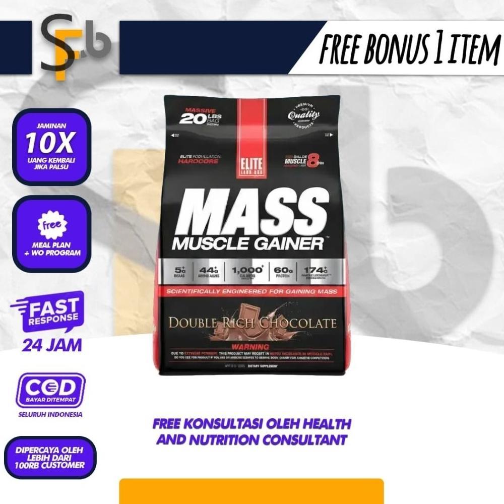 Elite Labs Mass Muscle Gainer Elite Labs Mass Muscle Gainer 20 Lbs Non Gainer Elitelabs