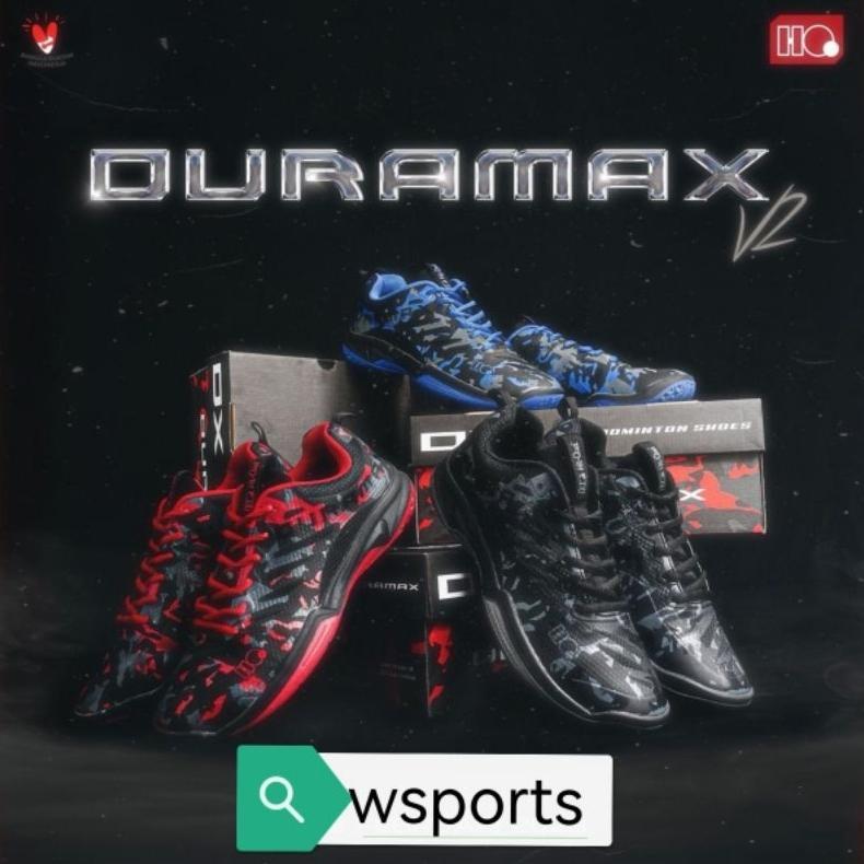 New Sepatu Badminton Hiqua Hi Qua Duramax V2  Original