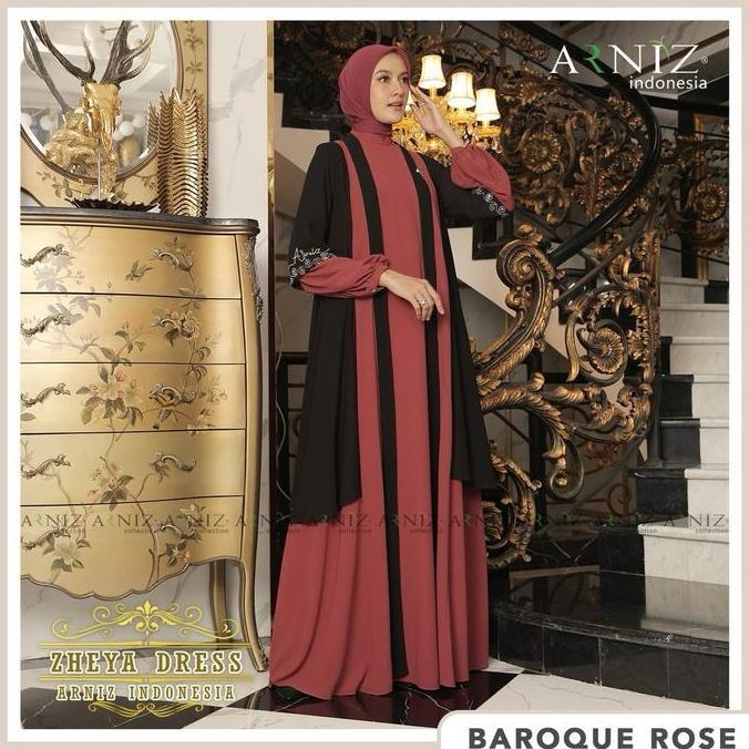Gamis Zheya Set dress inner outer by Arniz Collection